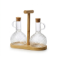 Glass Oil Dispenser 350 ml - 2 Pcs